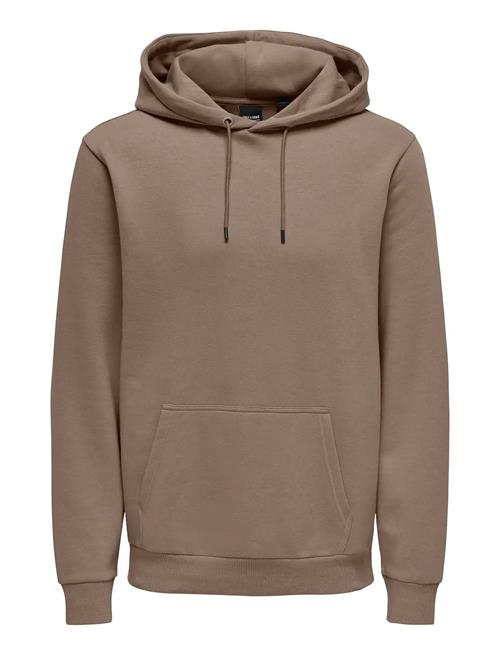 Onsceres Hoodie Sweat Noos ONLY & SONS Brown