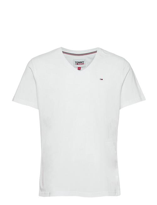 Tjm Original Jersey V Neck Tee Tommy Jeans White