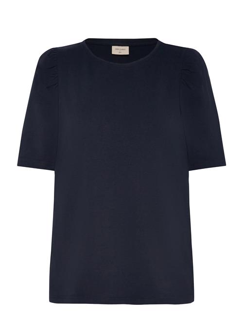 T-Shirt From Freequent In A Soft Material. The T-Shirt Has A Simple Silhouette W FREE/QUENT Black