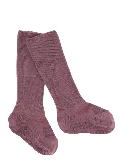 Non-Slip Socks - Bamboo GoBabyGo Purple