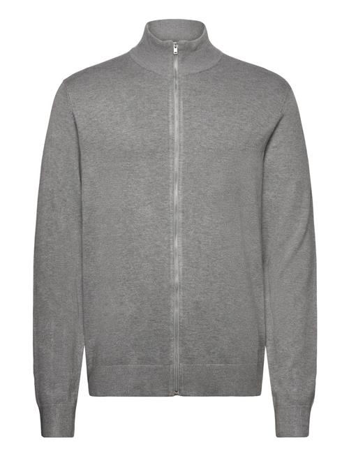 Ecovero L/S Zip Cardigan Lindbergh Grey