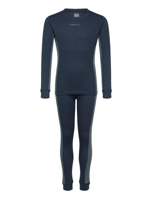 Baselayer Set Jr Craft Navy