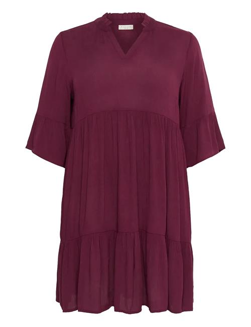 Kcmariana Ami Dress Kaffe Curve Red