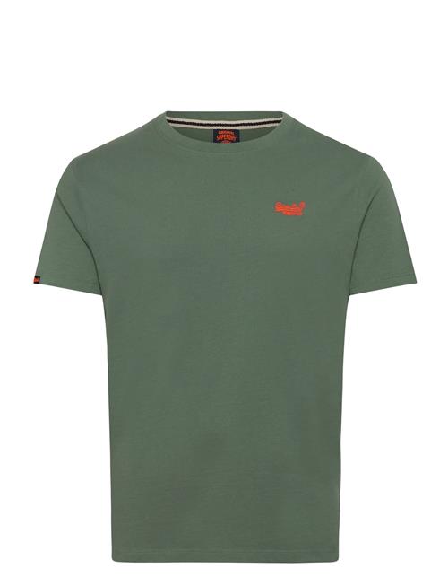 Essential Logo Emb Tee Superdry Green