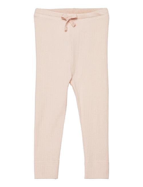 Rib Jersey Leggings W. String Copenhagen Colors Pink