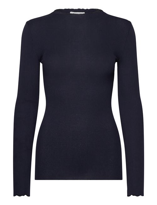 Silk T-Shirt Rosemunde Navy