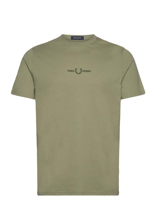 Embroidered T-Shirt Fred Perry Khaki