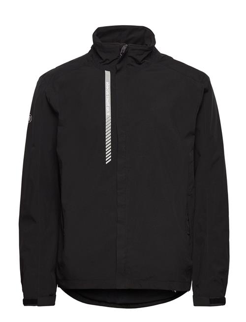 Mens Links Stretch Rainjacket Abacus Black