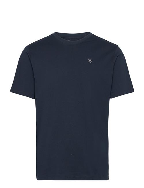 Badge T-Shirt Knowledge Cotton Apparel Navy