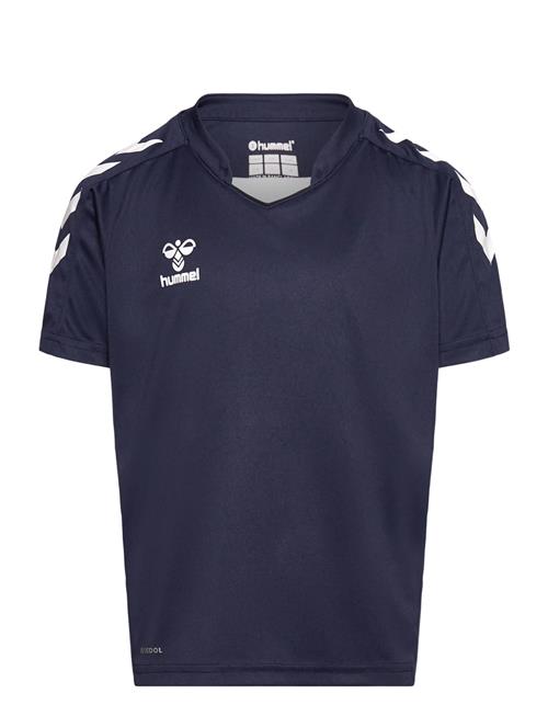 Hmlcore Xk Poly Jersey S/S Kids Hummel Navy