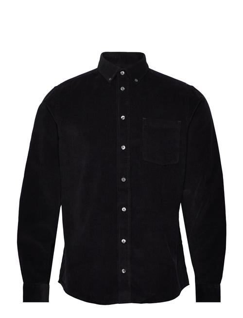 Se Cfanton Ls Bd Baby Cord Shirt Casual Friday Black ved Booztlet