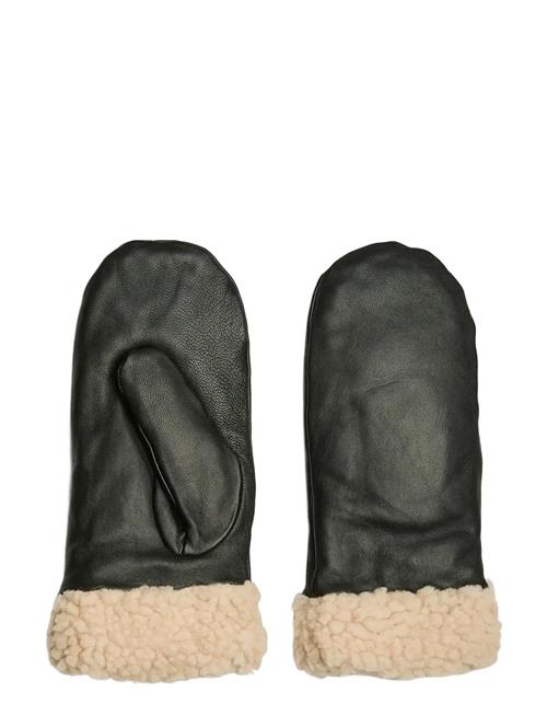 Pcjay Leather Mittens Fp Pieces Black