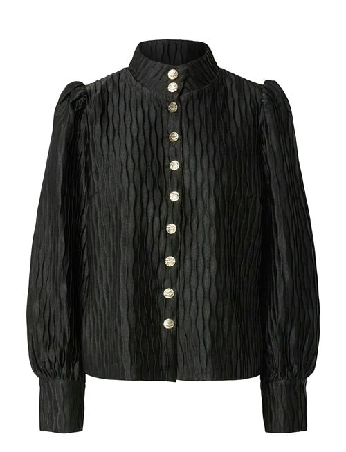 Yasripple Ls Shirt S. Noos YAS Black