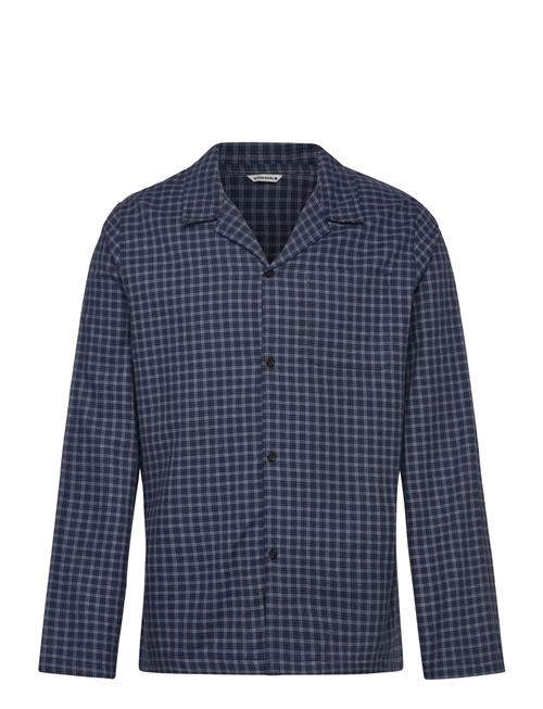 Core Flannel Pyjama Shirt Björn Borg Blue