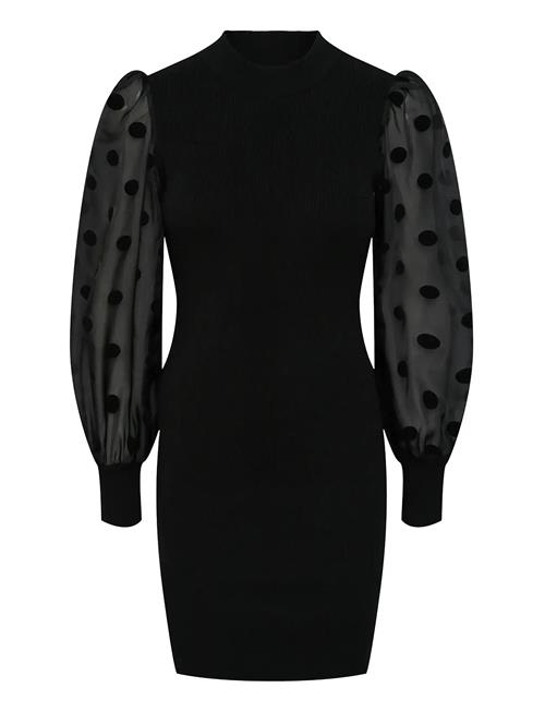 Yasdotme Ls Knit Dress S. Noos YAS Black