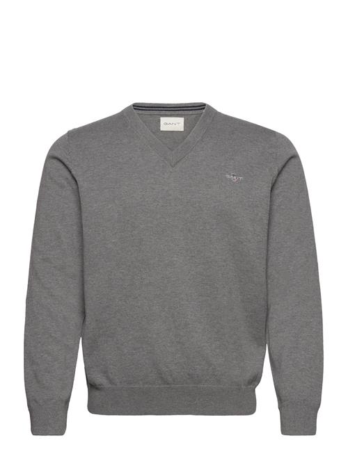 Classic Cotton V-Neck GANT Grey