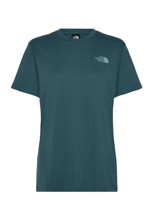 W Ss Box Nse Relaxed Tee The North Face Blue