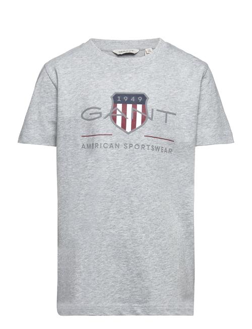 Archive Shield Ss T-Shirt GANT Grey