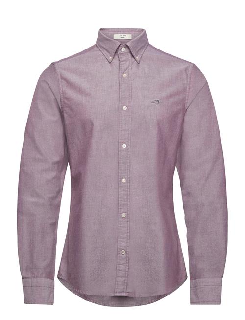 Slim Oxford Shirt GANT Purple