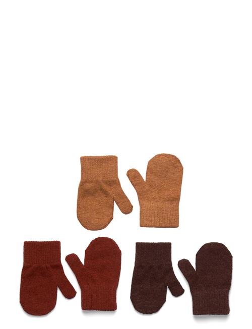 Magic Mittens 3 Pack Mikk-line Brown