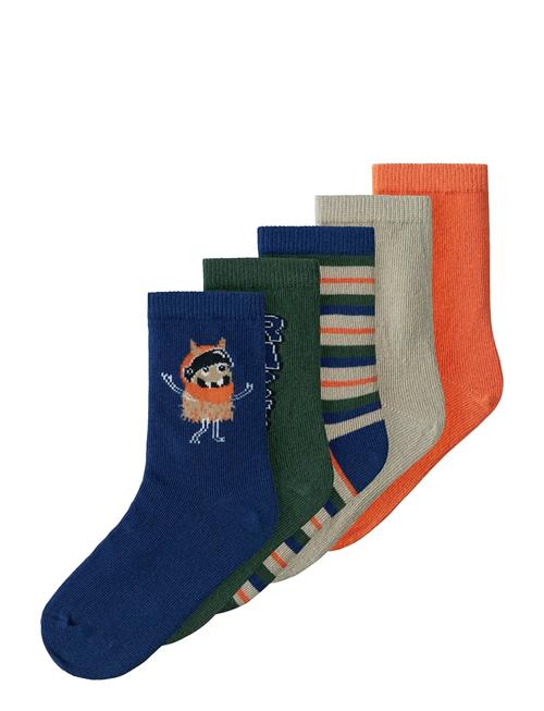 Nmmvagn 5P Sock Name It Patterned