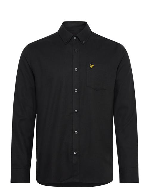Plain Flannel Shirt Lyle & Scott Black