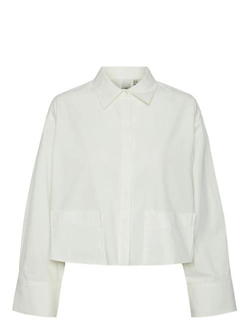 Yaslee Ls Short Shirt S. Noos YAS White