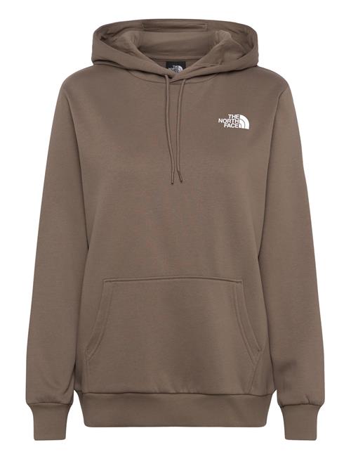 W Simple Dome Regular Hoodie The North Face Brown