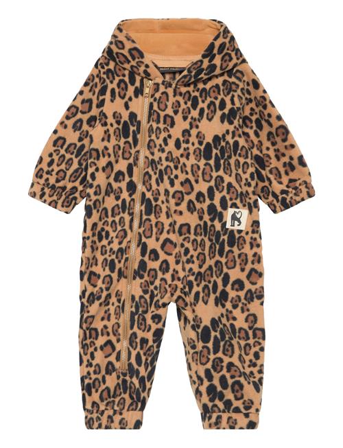 Leopard Fleece Sie Mini Rodini Beige