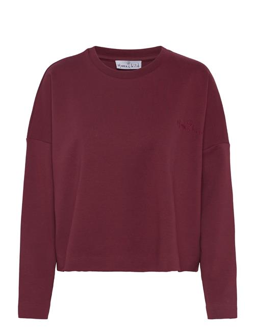 Moonchild Box Sweatshirt Moonchild Yoga Wear Burgundy