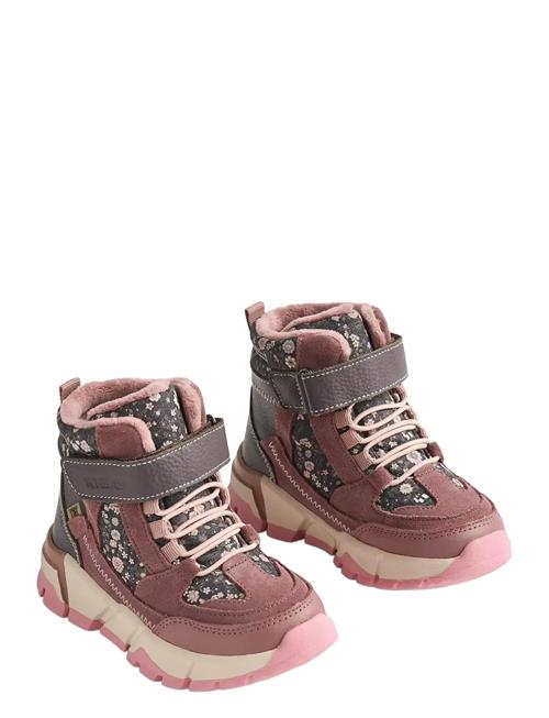 Bootie Muni Tex Wheat Purple