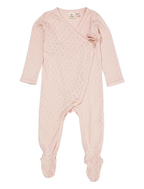 Pointelle Cross-Over Full Body Copenhagen Colors Pink