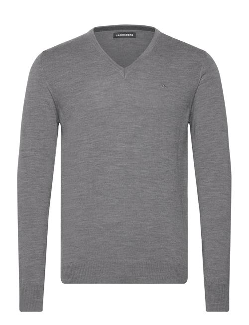 Lymann Merino V-Neck Sweater J. Lindeberg Grey