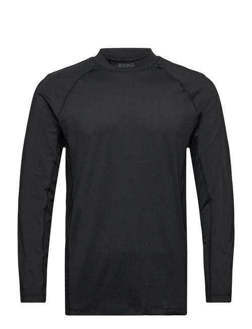 Borg Mock Neck Ls T-Shirt Björn Borg Black