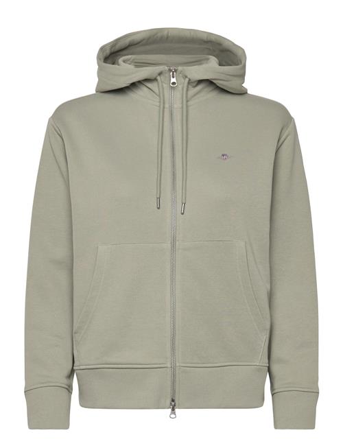 Shield Zip Hoodie GANT Khaki