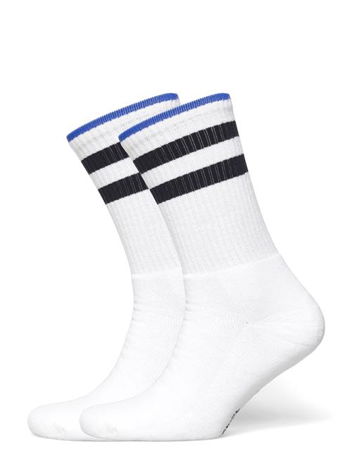 Merino Casual Stripes 2-Pack Alpacasocks&Co White