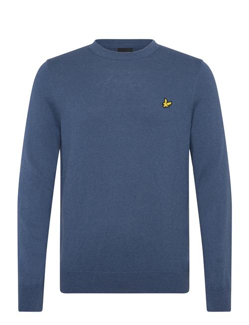 Cotton Merino Crew Neck Jumper Lyle & Scott Blue