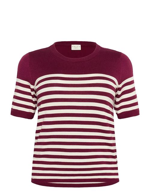 Kclizzy Striped Pullover Kaffe Curve Burgundy
