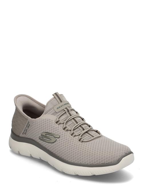 Mens Summit - Slip-Ins - High Range Skechers Beige