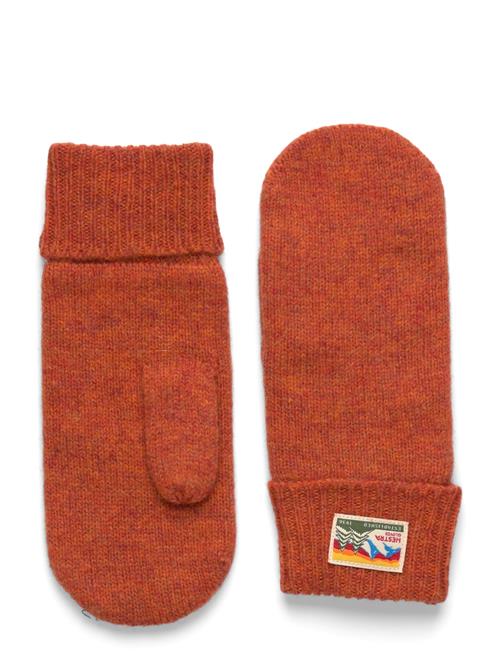Raggwool Mitt Navy Hestra Orange