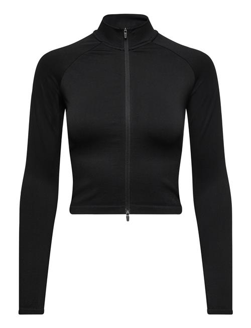 Shape Seamless Zip Jacket Aim´n Black