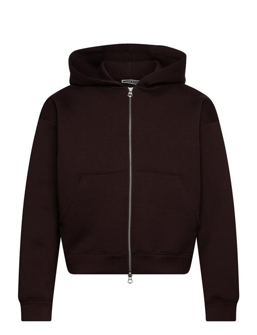 Simon Scuba Zip Hoodie Weekday Black