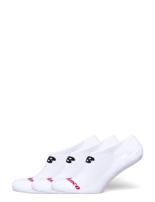 Everyday Ultra Low No Show 3 Pairs New Balance White