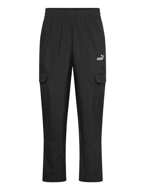 Ess No. 1 Logo Woven Cargo Pants Op PUMA Black