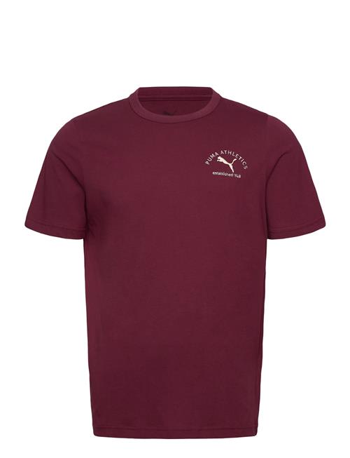 Puma Class Graphic Tee PUMA Burgundy