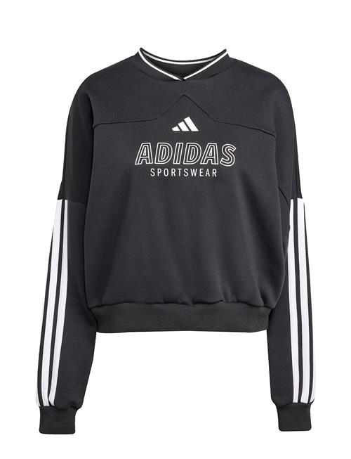 W Tiro Fl Swt Adidas Sportswear Black