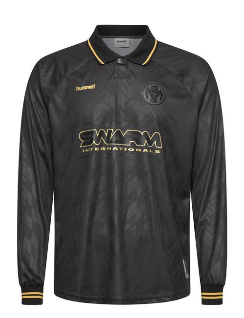 Hmlloose Bay Soccer Jersey L/S Hummel Black