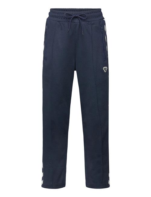 Hmljr Archive Regular Poly Pants Hummel Navy