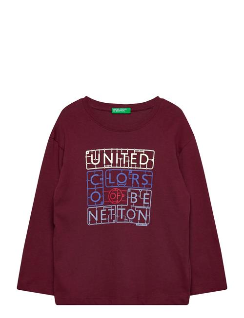 T-Shirt L/S United Colors Of Benetton Burgundy