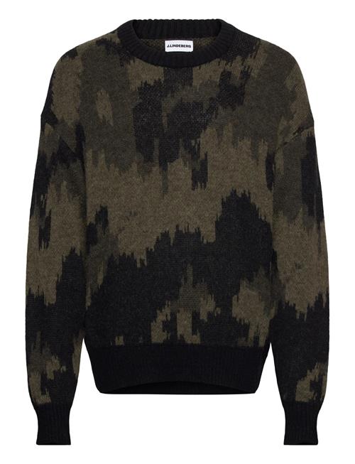 Nate Graphic Jacquard Knit J. Lindeberg Khaki